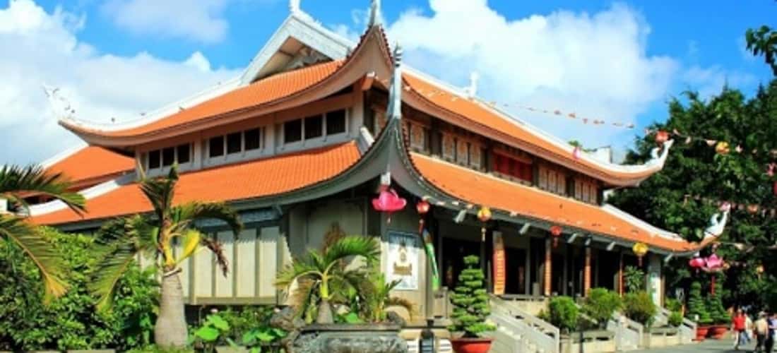Góc yên bình tại Chùa Đức La
