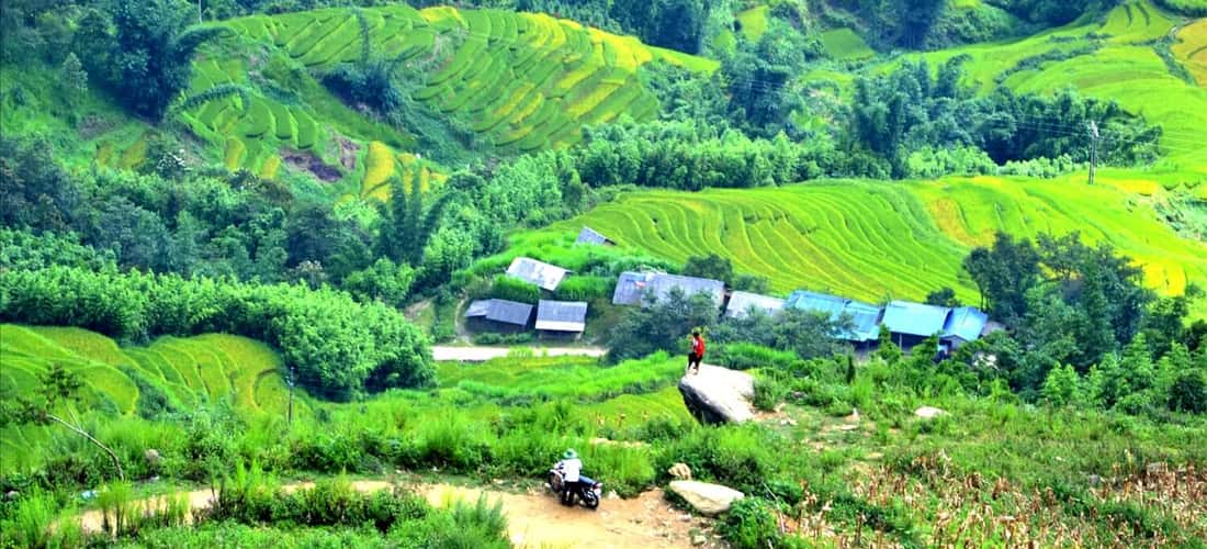 Bản Ngải Thầu Thượng Lào Cai là bản làng cao nhất Việt Nam, nằm ở độ cao đến 2300 mét so với mực nước biển.