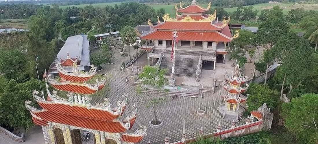 Zen Lam Pagoda位于Ca Mau Cau省的Tan Thanh Ward的Hamlet 4