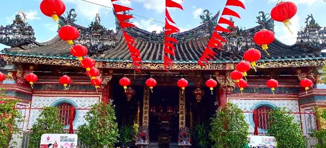 Kien an Cung Pagoda 공간은 독특한 미니어처로 설계되었습니다.