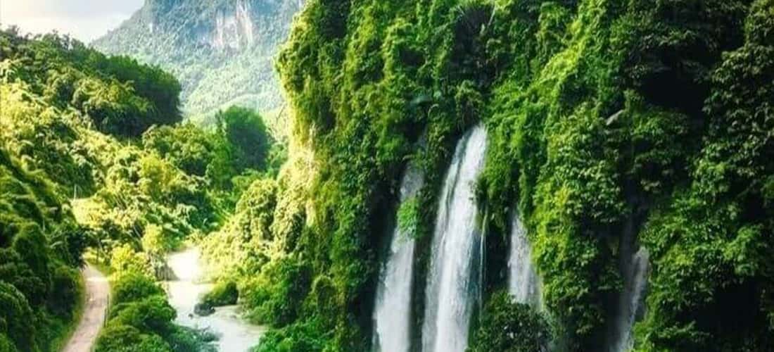 Thác Mưa Rơi Thái Nguyên thu hút du khách bất kể các mùa trong năm.