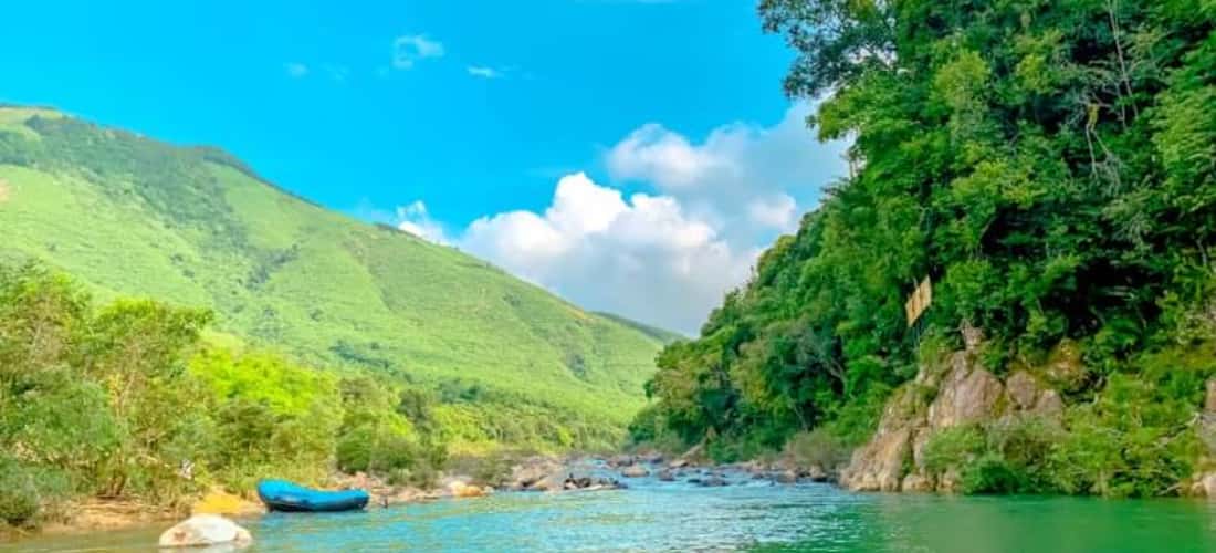 Thác Lang Cang đẹp như viên ngọc bích giữa núi rừng Đông Bắc