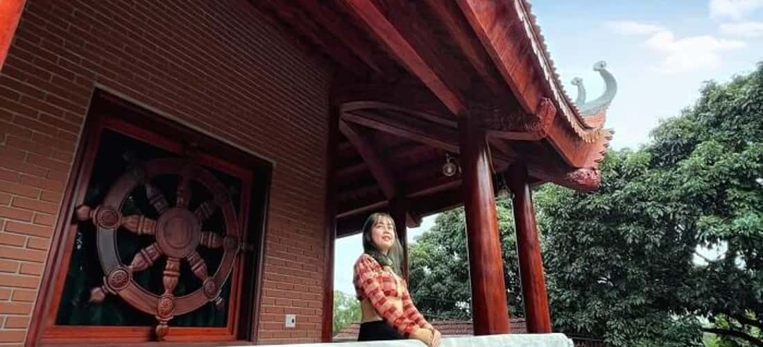 寺庙里有很多美丽的角落可以打卡。
