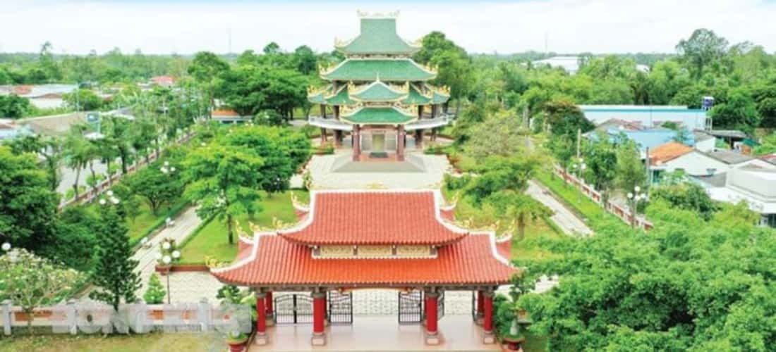 Cấu trúc của khu di tích lăng mộ Nguyễn Đình Chiểu