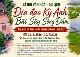 Cultural-tourism festival "Ky Anh Tunnels-Dam River Reed Beach"