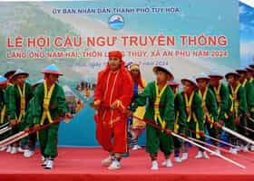 Fishing Festival at Ong Nam Hai Mausoleum (Long Thuy Mausoleum)