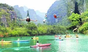 Khu du lịch suối nước Mooc - Bố Trạch- chốn bồng lai tiên cảnh