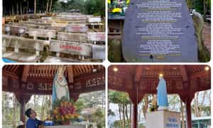 Đây không phải là một địa danh du lịch thu hút bởi phong cảnh hay kiến trúc, mà là vì sự linh thiêng cùng những câu chuyện kỳ bí xung quanh bức tượng Đức Mẹ mang hình dáng đặc biệt.