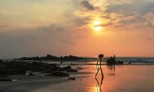 Hoàng hôn trên bãi biển Hoành Sơn