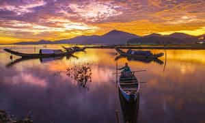 Cau Hai Lagoon 太大了，站在岸边就像是大海
