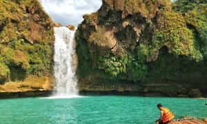 Bức tranh thác Chiềng Khoa mang nét đẹp nguyên sơ và tự nhiên