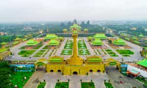 Khu du lịch Đại Nam nhìn từ trên cao