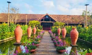 Việc nằm gần Phố Núi Buôn Mê dường như không làm cho không gian của Khu du lịch KoTam trở nên ồn ã.