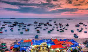 Làng chài Mũi Né yên bình giữa thành phố biển tấp nập du khách (