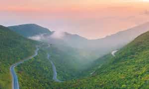 Hai Van Pass 的壮丽景色