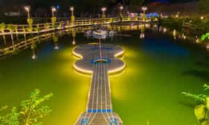Khu du lịch Long Trung sở hữu khung cảnh miền quê thanh bình