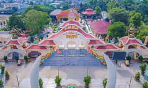Suoi Tien 문화 관광 지역 - 위에서 본 전망