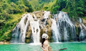 Con thác ẩn mình trong rừng rậm nguyên sinh, với nguyên vẹn sự hoang sơ như từ thuở hồng hoang