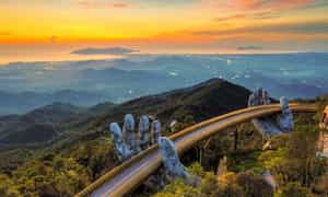 Cầu Vàng - Góc nhìn trên cao