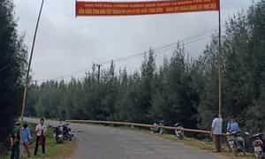 Con đường vào khu du lịch sinh thái Cồn Vành