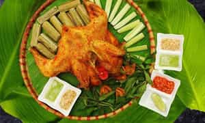 Nghe An 特色菜,林米 - 烤鸡