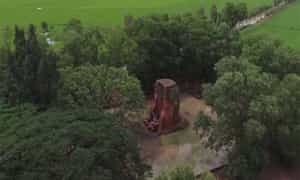 Vinh Hung 고대 탑 - 위에서 본