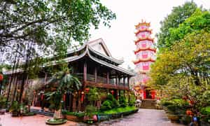 Cảnh quan khu du lịch sinh thái Long Việt.