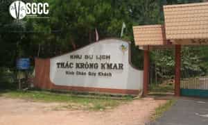 Cổng vào khu du lịch thác Krông KMar