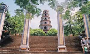 Thien Mu 탑의 아름다움