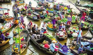 Chợ Nổi Ngã Năm ngày giáp Tết