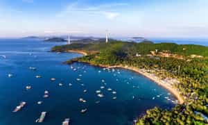 푸꾸옥 섬 - 위에서 본 모습