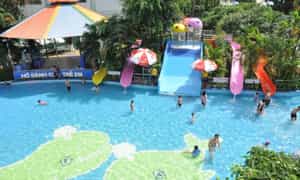 Khu vực bơi trẻ em tại Công viên nước Đầm Sen