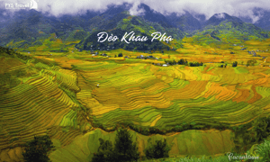 Đèo Khau Phạ nhìn từ xa