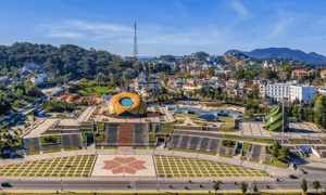 Khung cảnh tuyệt đẹp của Quảng trường Lâm Viên