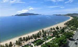 Bãi biển Nha Trang - Góc nhìn trên cao