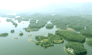 Van Hoi Lagoon的美丽风景
