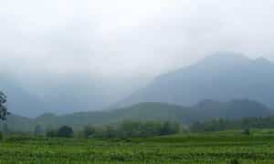 享受塔姆山(Tham Mountain)美丽而雄伟的山脉和森林。