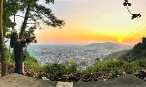海爱的天文山是许多人喜欢的受欢迎的旅游胜地