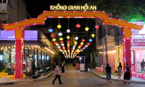 Không gian Hội An thu hút đông du khách tại Phố đi bộ Thanh Hóa