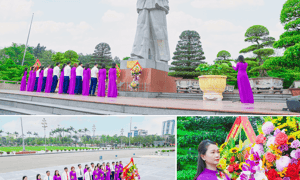 Ho Chi Minh Square意味着要纪念Ho Chi Minh的伟大领导人的奉献精神