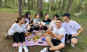 Trải nghiệm cắm trại cực chill trên đồi Thiên An