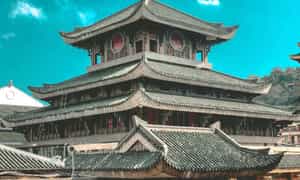 巴庙的布局为“国”字形