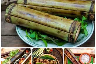 ĐẶC SẮC VỚI MÓN ĂN THỊT BÒ NƯỚNG ỐNG TRE