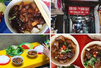 Khám phá bún chả Hàng Quạt – Địa chỉ quen thuộc của dân sành ăn Hà Nội