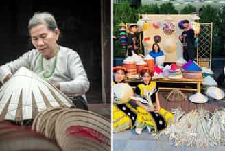 Làng nón Chuông: Vẻ đẹp yên bình, nét tinh tế trong từng chiếc nón