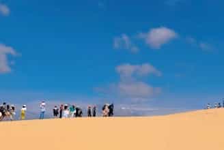 Explore the White Dunes - a small desert in Phan Thiet.