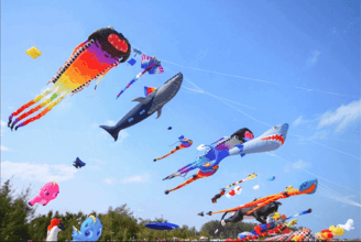 Kite flying festival