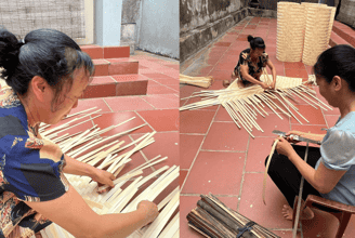 Câu Chuyện Đằng Sau Những Chiếc Cót Đan Tại Làng Nghề Vân Long