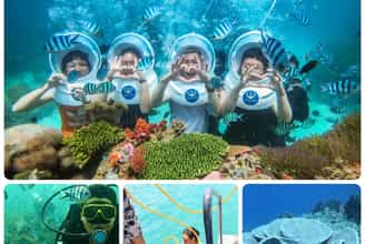 TRẢI NGHIỆM ĐI BỘ DƯỚI ĐÁY BIỂN Ở VỊNH NHA TRANG