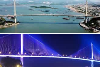 Vẻ đẹp hiện đại của Cầu Bãi Cháy: Tầm nhìn tuyệt đẹp ra Vịnh Hạ Long